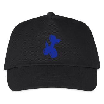 Luftballon-Hund - Kinder Basecap - Schwarz - Vorne