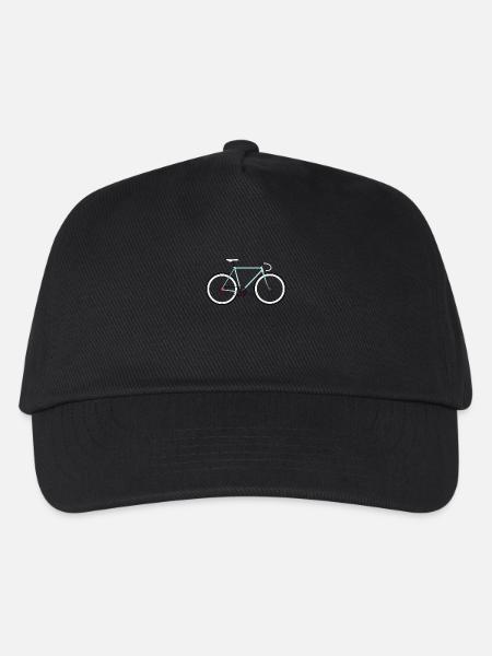 Fahrradsport - Kinder Basecap - Schwarz