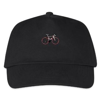 Race Bike - Kids’ Baseball Cap - black - Front