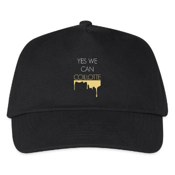 Yes We Can coillote - Casquette de baseball Enfant - noir - Devant