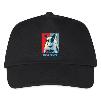 Bullterrier - Kinder Basecap - Schwarz - Vorne