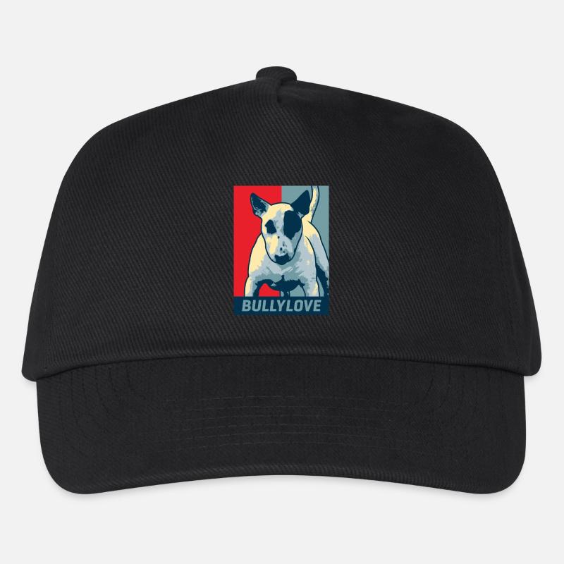 Bullterrier - Kinder Basecap - Schwarz