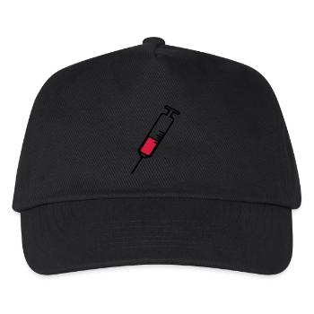 seringue2 - Kinder Basecap - Schwarz - Vorne