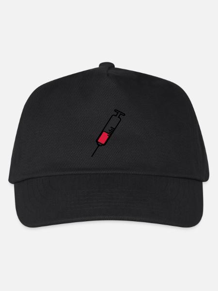 seringue2 - Kinder Basecap - Schwarz