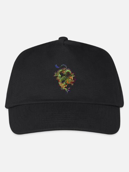 DRAGON BY cs - Casquette de baseball Enfant - noir