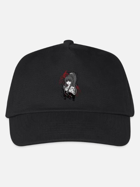 Anime/Manga-Girl - Kinder Basecap - Schwarz