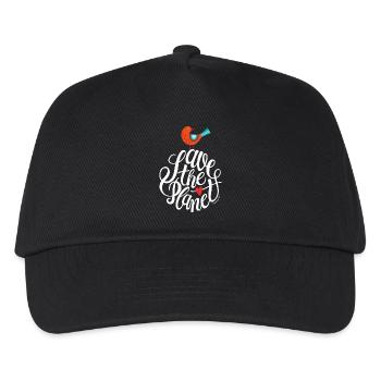save the planet - Kids’ Baseball Cap - black - Front