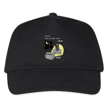 chats geeks - Casquette de baseball Enfant - noir - Devant