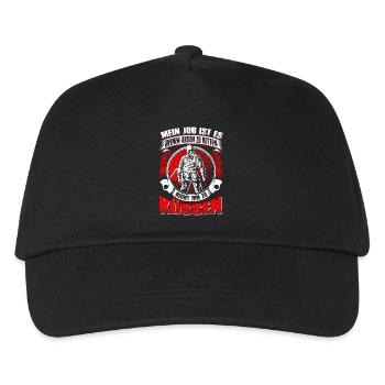Arsch retten - Kinder Basecap - Schwarz - Vorne