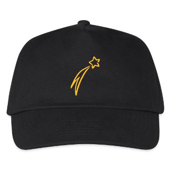 Sternschnuppe drawing - Kinder Basecap - Schwarz - Vorne