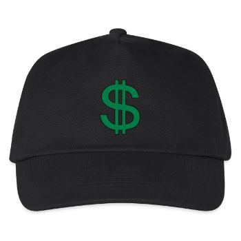 Money Money (V) - Kids’ Baseball Cap - black - Front