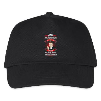 Verkäufer - Beste Männer - Kinder Basecap - Schwarz - Vorne