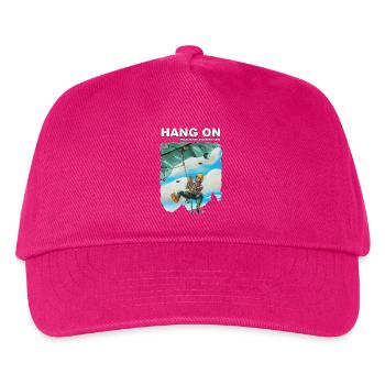 Hängen Sie ein bitte hängen - Kinder Basecap - Fuchsia - Vorne