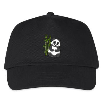 Panda Pao Pao - Kids’ Baseball Cap - black - Front