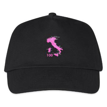 Giro d'Italia route 100 - Kids’ Baseball Cap - black - Front
