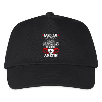 Kinder T-Shirt - Meine Schwester ist Ärztin - Kinder Basecap - Schwarz - Vorne