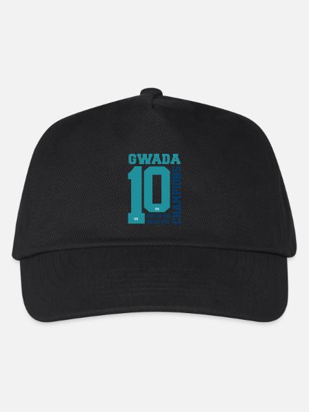 gwada2 - Kinder Basecap - Schwarz