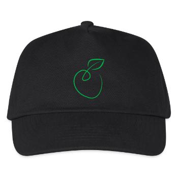 Apple - Kids’ Baseball Cap - black - Front