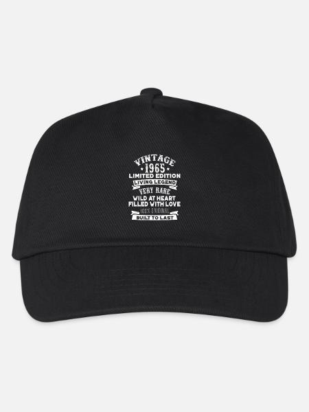 Vintaged 1965 Living Legend Built To Last - Kids’ Baseball Cap - black