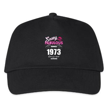 Sassy Fabulous Since 1973 - Kids’ Baseball Cap - black - Front