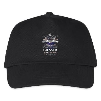 Männer-T-Shirt Beruf Gießer - Kinder Basecap - Schwarz - Vorne