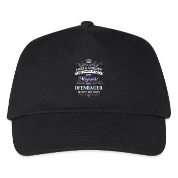Männer-T-Shirt Beruf Ofenbauer - Kinder Basecap - Schwarz - Vorne