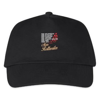 Rottweiler - Mein - Kinder Basecap - Schwarz - Vorne