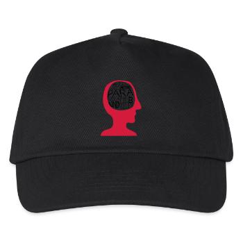 Finger weg von meiner Paranoia - Kinder Basecap - Schwarz - Vorne