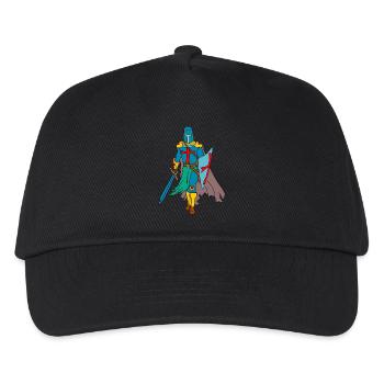 Ritter - Kinder Basecap - Schwarz - Vorne
