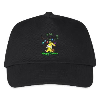 Easter Easter, happy easter, easter bunny, happy easter - Kids’ Baseball Cap - black - Front