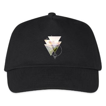 Geoberge - Kinder Basecap - Schwarz - Vorne