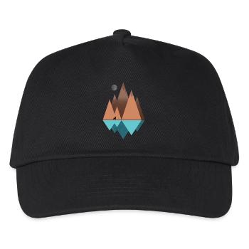 L.mountain - Kids’ Baseball Cap - black - Front
