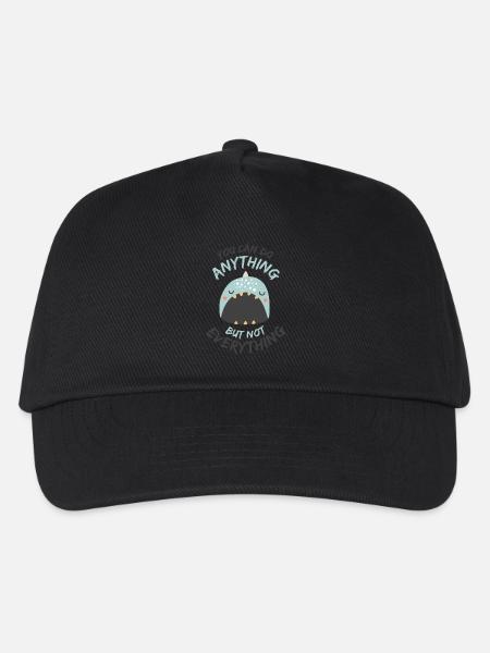 You Can Do Anything But Not Everything - Kinder Basecap - Schwarz