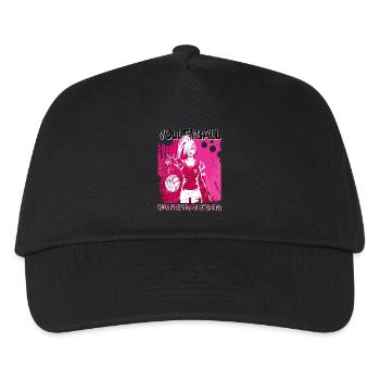 VOLLEYBALL GIRL - Kids’ Baseball Cap - black - Front