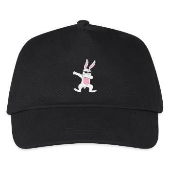 Dabbing Easter Bunny Easter Gift Gift Idea - Kids’ Baseball Cap - black - Front