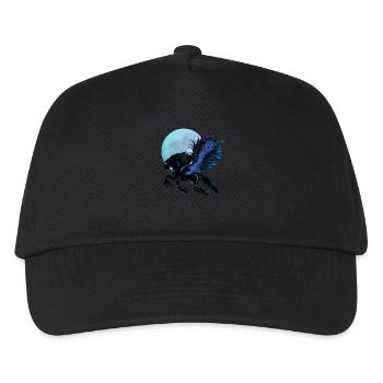 Black Pegasus - Kinder Basecap - Schwarz - Vorne