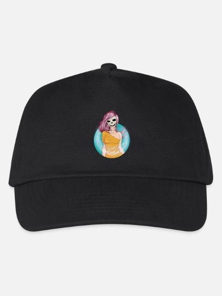 Totenkopf des Windes - Kinder Basecap - Schwarz