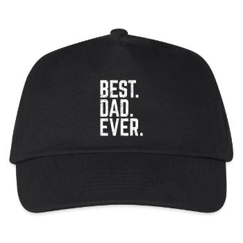 Best Dad Ever - Kinder Basecap - Schwarz - Vorne
