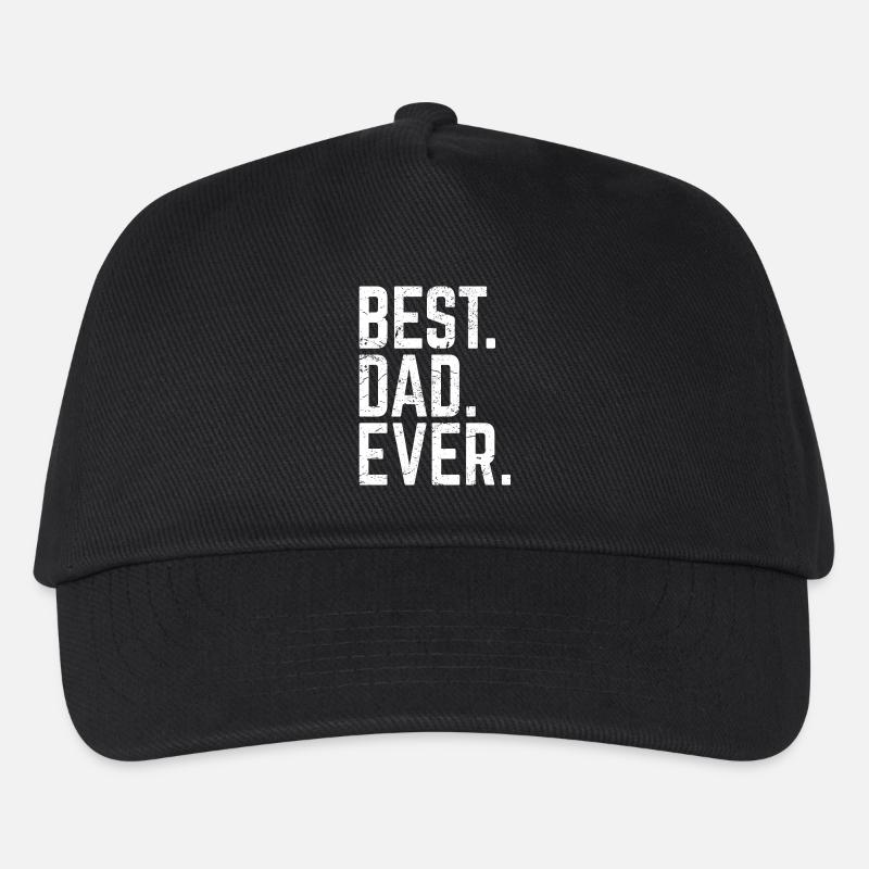 Best Dad Ever - Kinder Basecap - Schwarz
