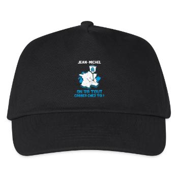 WE ARE ALL CASSER AT HOME - Kids’ Baseball Cap - black - Front