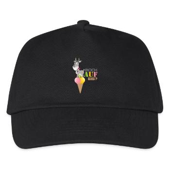 Bock auf Eis. - Kinder Basecap - Schwarz - Vorne