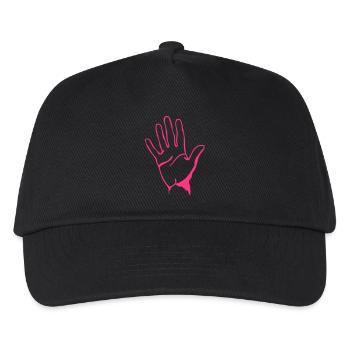 hand hand doigt2203 - Kids’ Baseball Cap - black - Front
