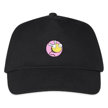 Niedliche Biene Honig Geschenkidee - Kinder Basecap - Schwarz - Vorne