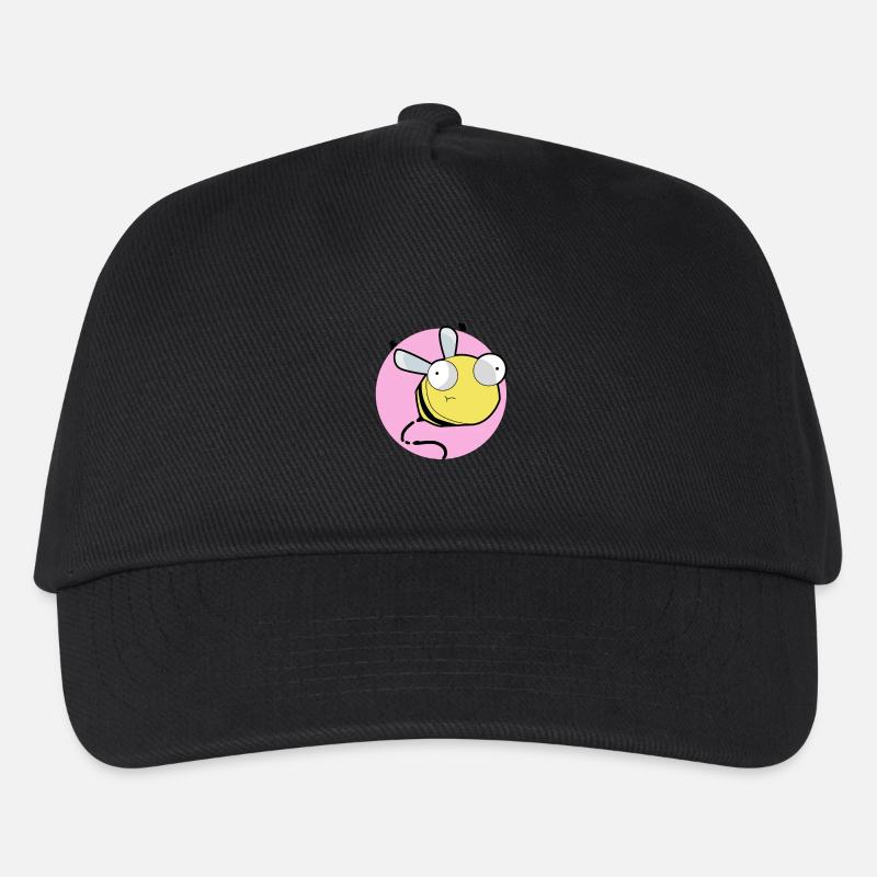 Niedliche Biene Honig Geschenkidee - Kinder Basecap - Schwarz