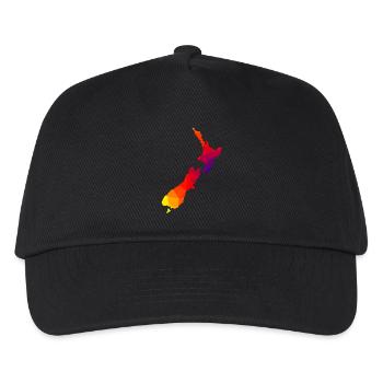 New Zealand - Kids’ Baseball Cap - black - Front