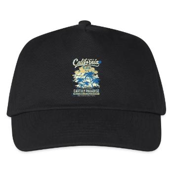 California Beach - Kinder Basecap - Schwarz - Vorne