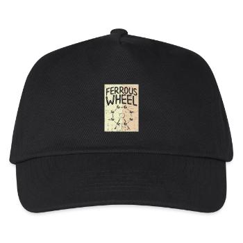 Das Chemie - Riesenrad! - Geschenk - Kinder Basecap - Schwarz - Vorne