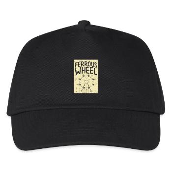 Das Chemie - Riesenrad! - Geschenk - Kinder Basecap - Schwarz - Vorne