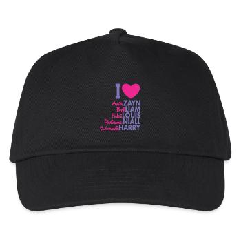 I Heart 1D - Casquette de baseball Enfant - noir - Devant