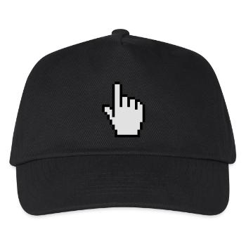 Mouse pointer - Casquette de baseball Enfant - noir - Devant